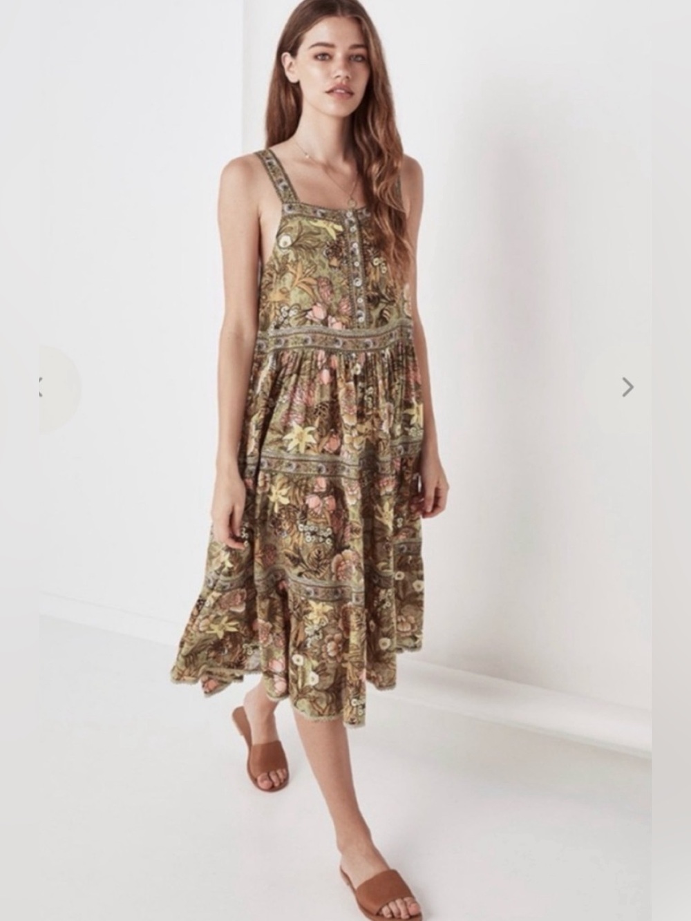 Spell & The Gypsy Jungle Midi Dress, SM - Picture 7 of 7